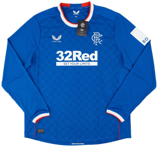 Maillot Glasgow Rangers Home 2022-2023 M L/S