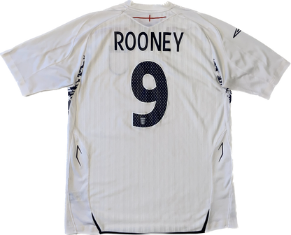 Maillot Angleterre Home 2007-2009 (Rooney 9) L