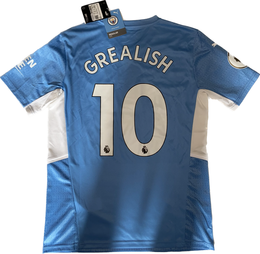 Maillot Manchester City Home 2021-2022 (Grealish 10) M