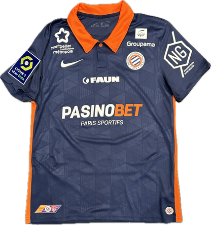 Maillot Montpellier Home 2020-2021 (porté et signé par Chotard 13) M