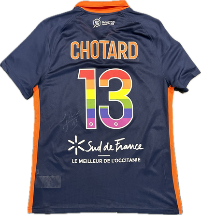 Maillot Montpellier Home 2020-2021 (porté et signé par Chotard 13) M