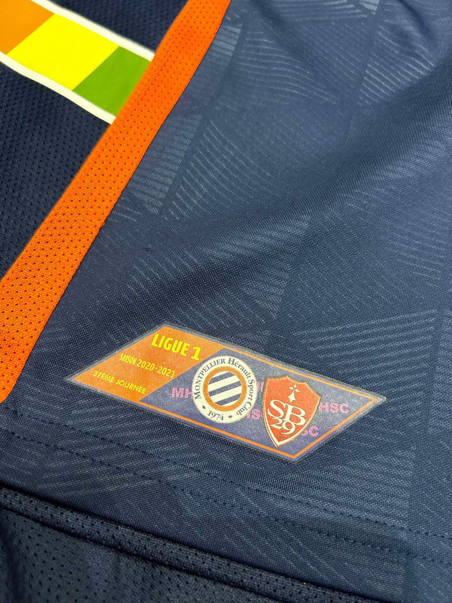 Maillot Montpellier Home 2020-2021 (porté et signé par Chotard 13) M