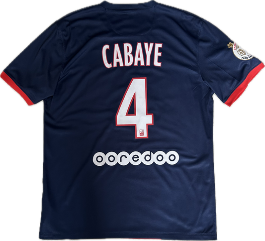 Maillot PSG Home 2013-2014 (Cabaye 4) L