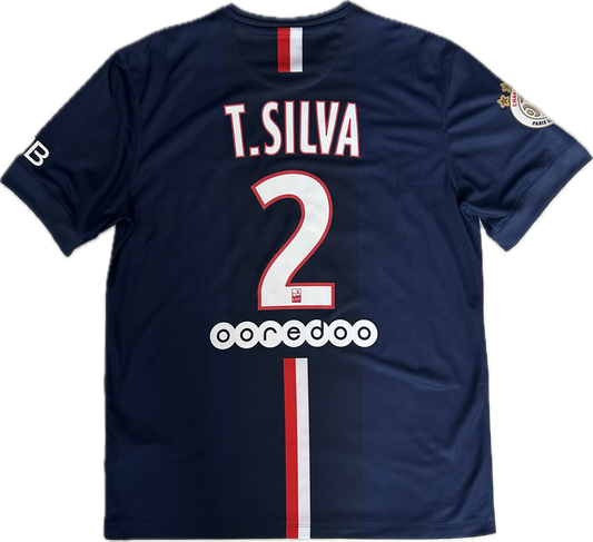 Maillot PSG Home 2014-2015 (T.Silva 2) L