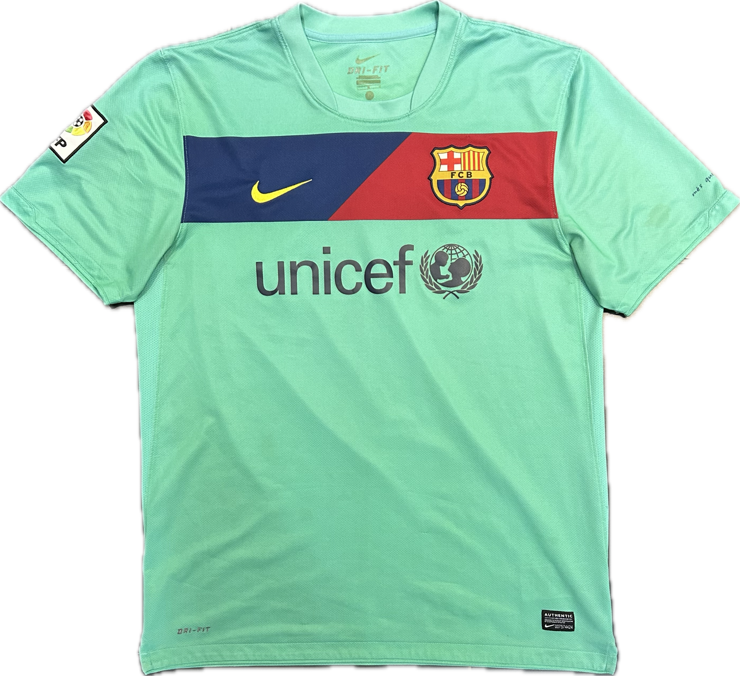 Maillot Barcelone Away 2010-2012 L (David villa 7)