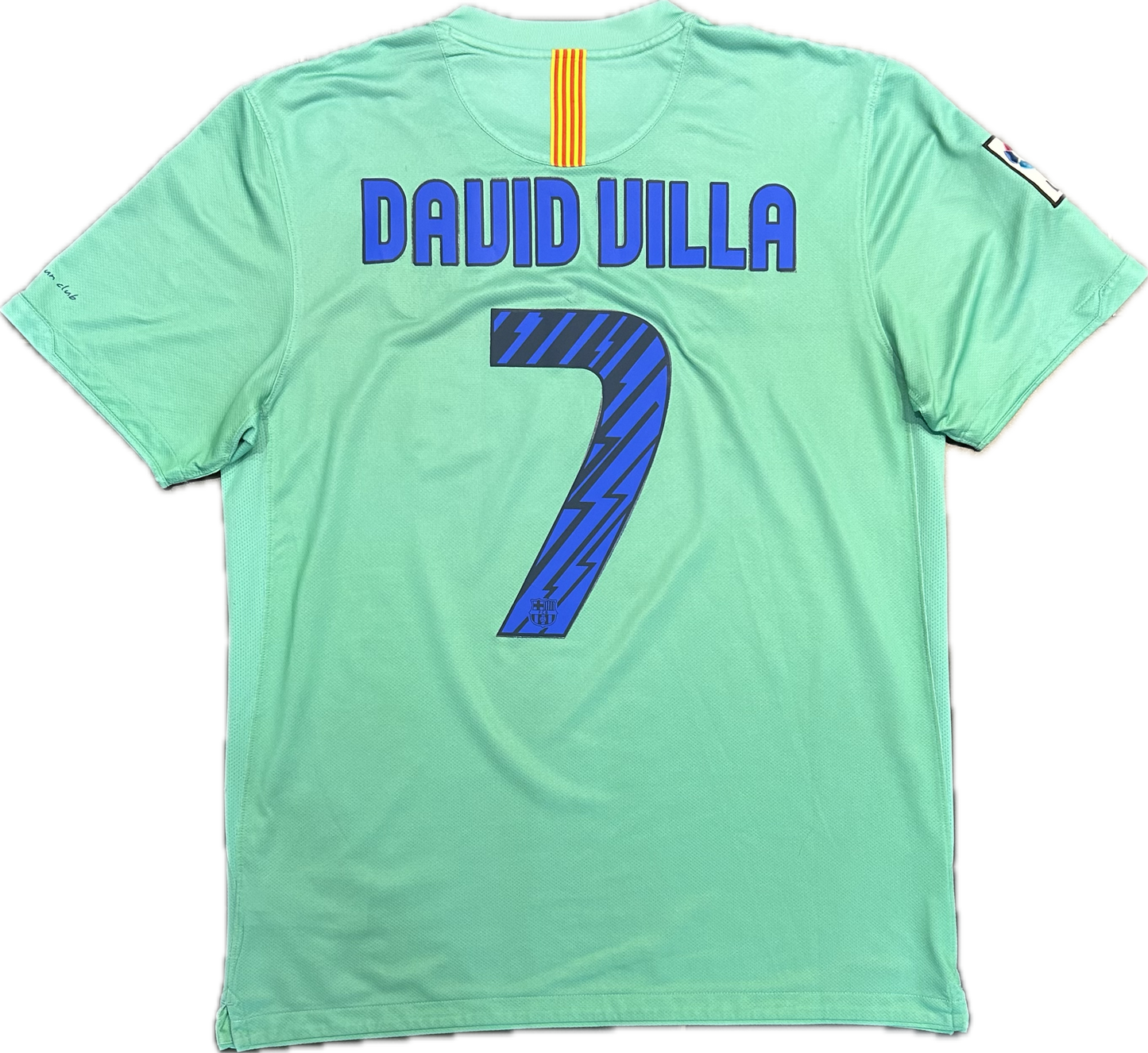 Maillot Barcelone Away 2010-2012 L (David villa 7)