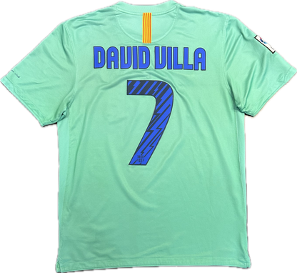 Maillot Barcelone Away 2010-2012 L (David villa 7)