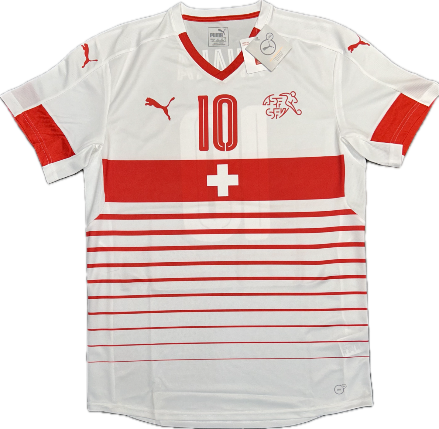 Maillot Suisse Away 2016-2018 (Xhaka 10) L