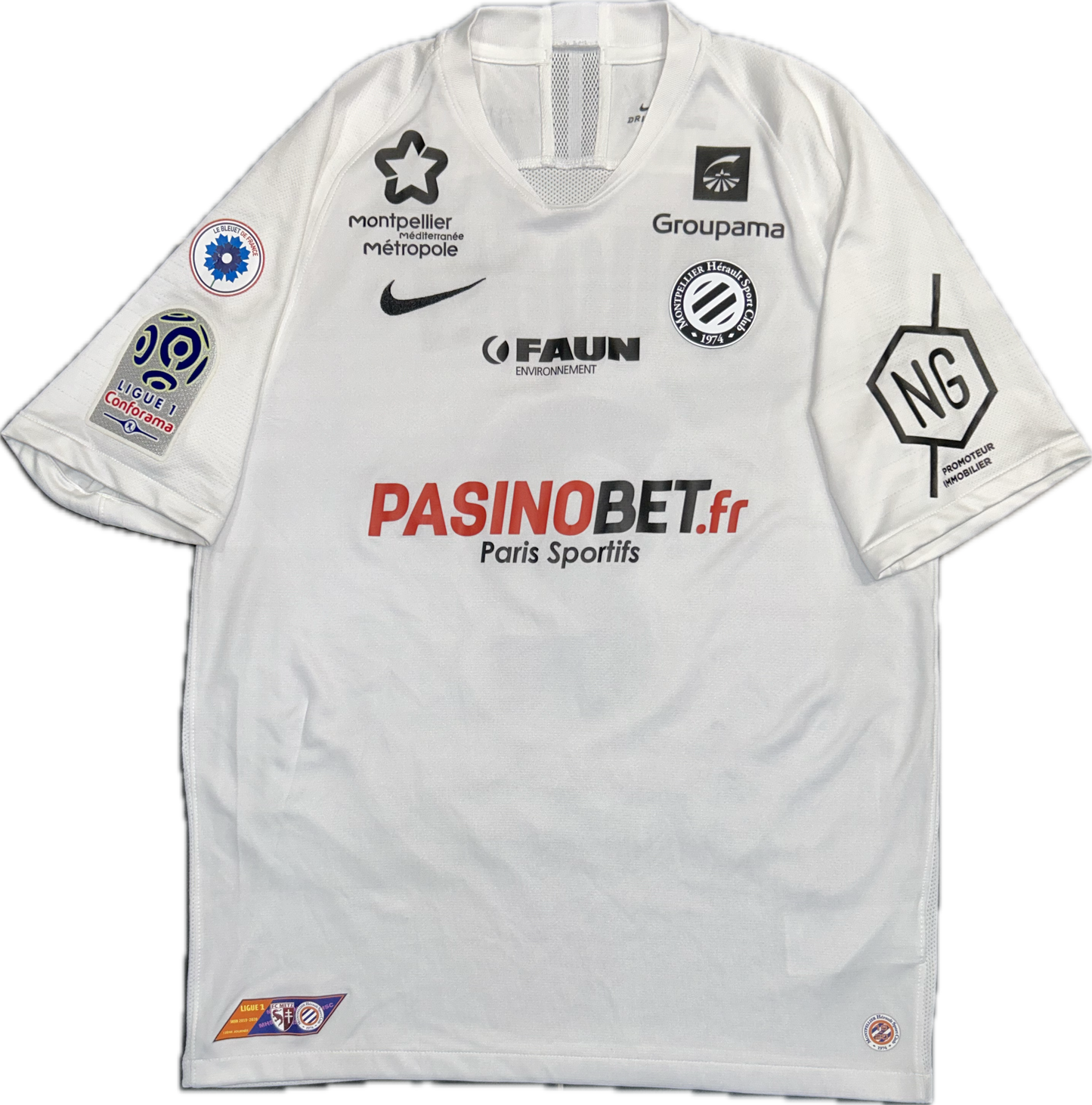 Maillot Montpellier Away 2019-2020 (porté par Souquet 2) M