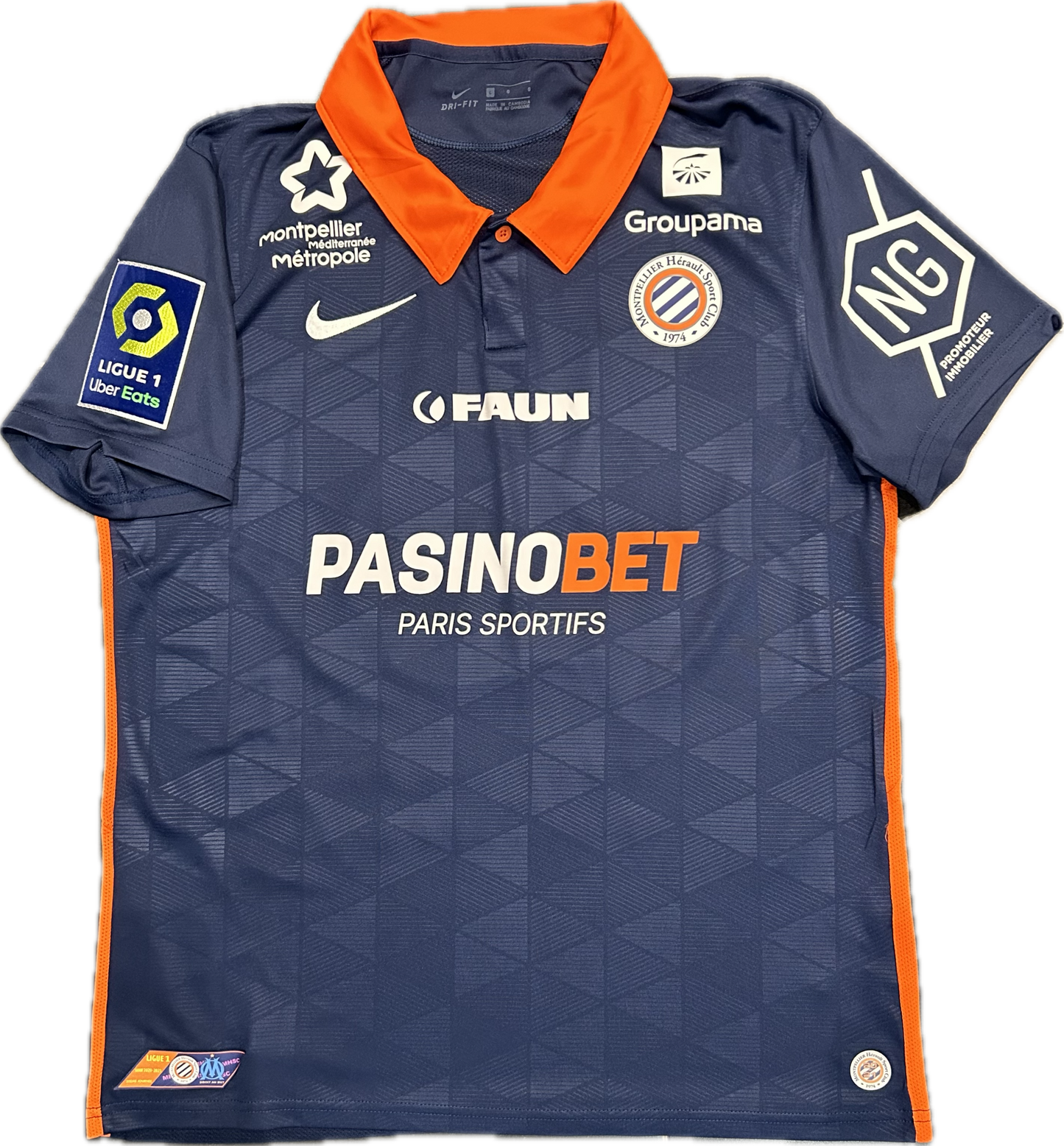 Maillot Montpellier Home 2020-2021 (porté par Škuletić 32) L