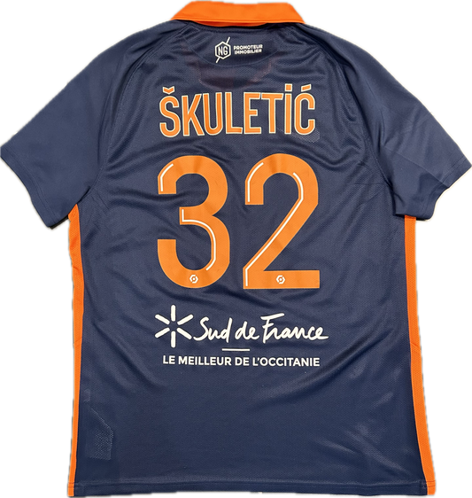 Maillot Montpellier Home 2020-2021 (porté par Škuletić 32) L