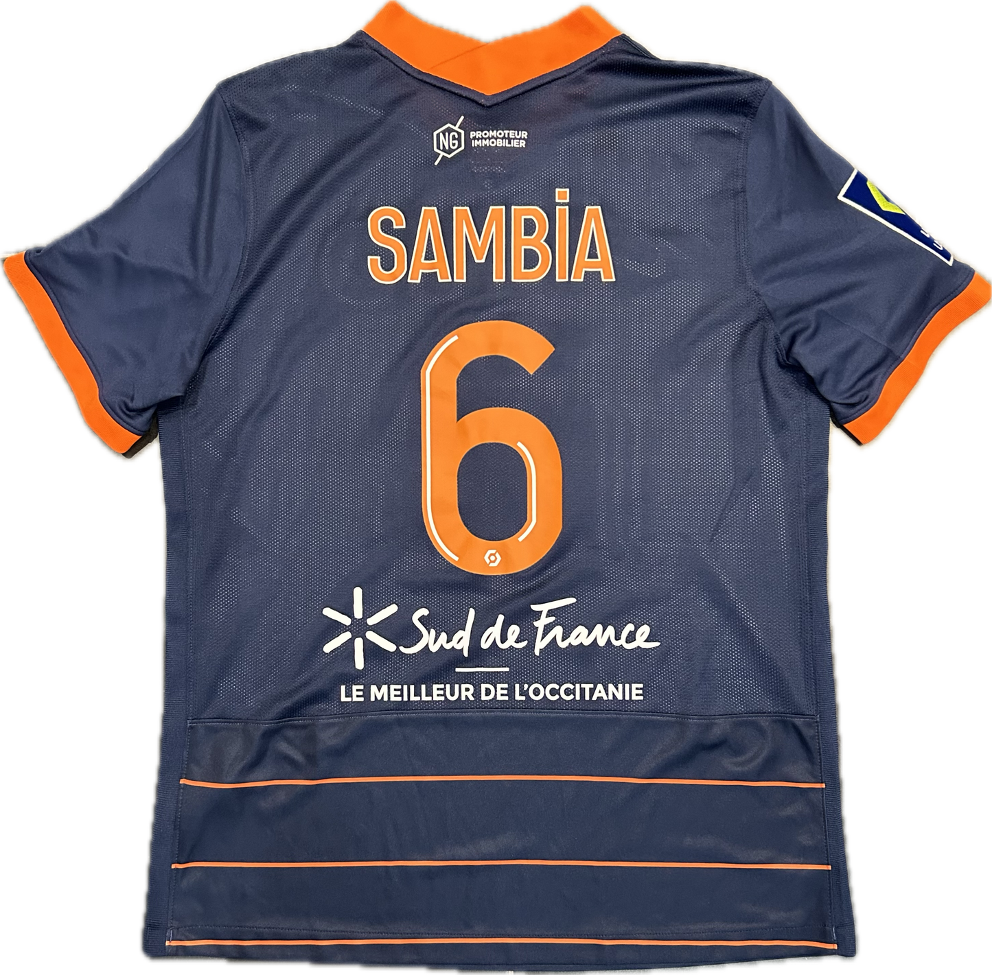 Maillot Montpellier Home 2021-2022 (porté par Sambia 6) L