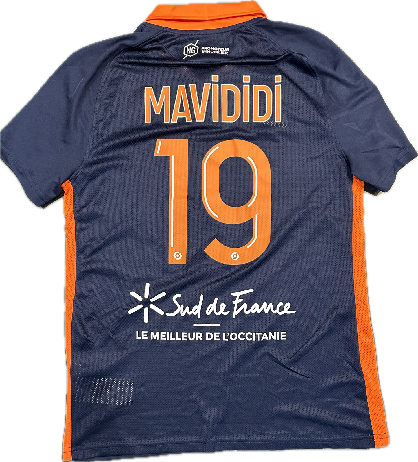 Maillot Montpellier Home 2020-2021 (porté par Mavididi 19) M