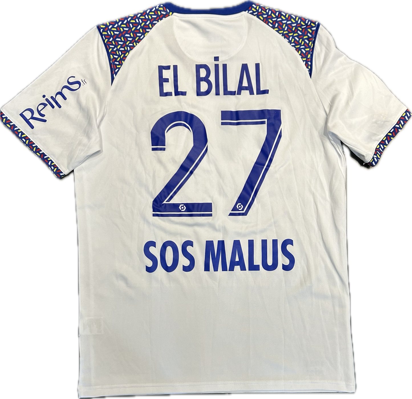 Maillot Reims Away 2020-2021 (porté par El Bilal 27) M