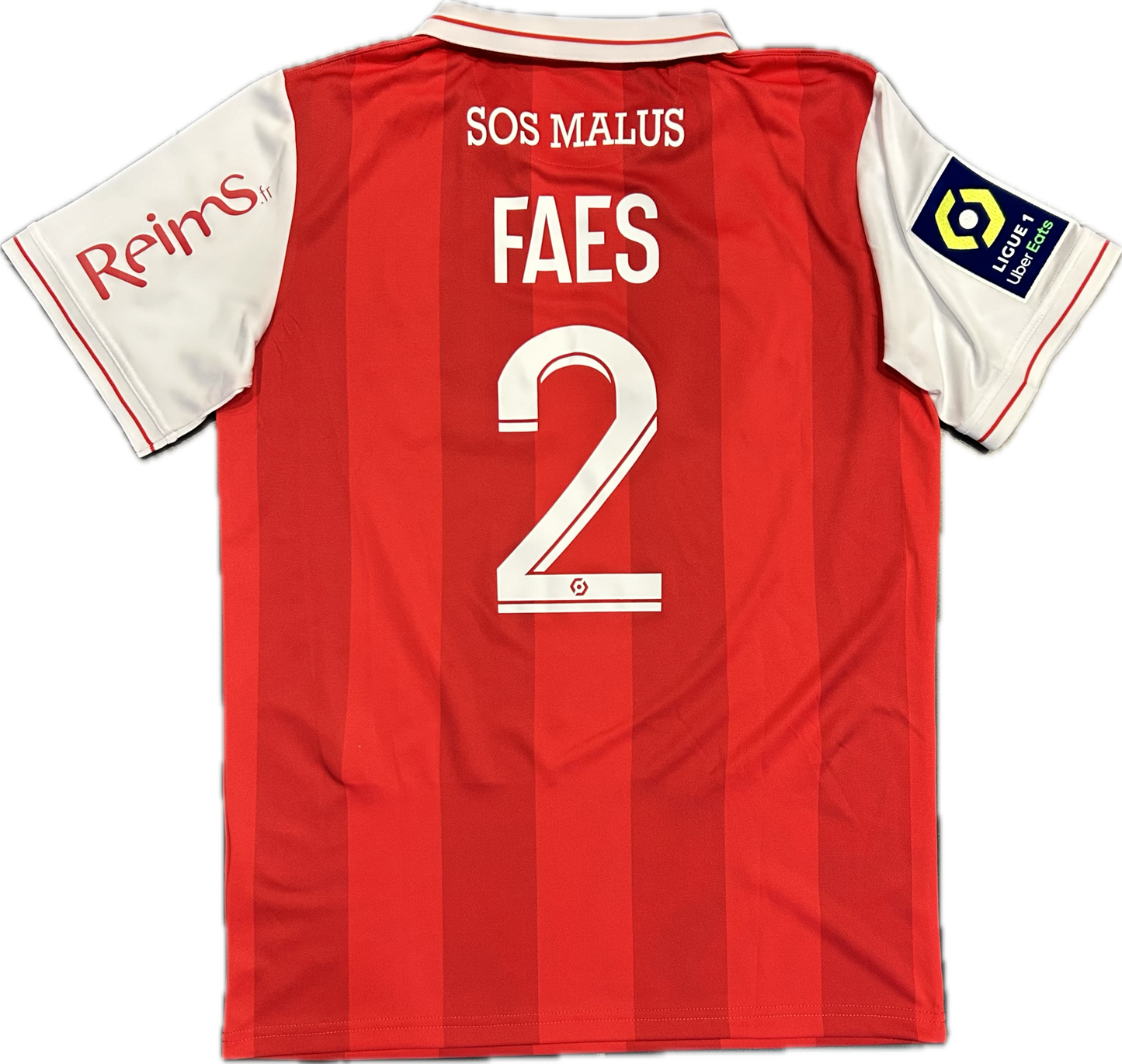 Maillot Reims Home 2021-2022 (porté par Faes 2) M