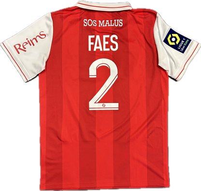 Maillot Reims Home 2021-2022 (porté par Faes 2) M