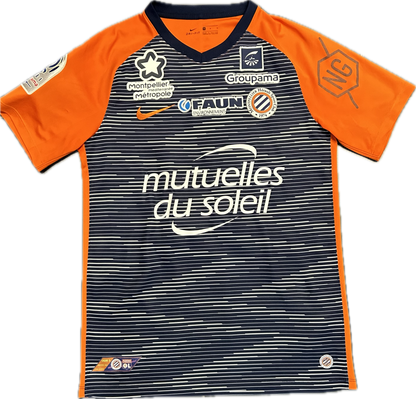 Maillot Montpellier Home 2018-2019 (porté et signé par Delort 11) M