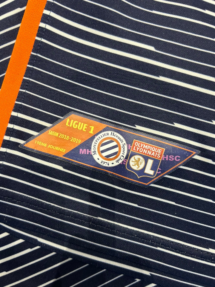 Maillot Montpellier Home 2018-2019 (porté et signé par Delort 11) M