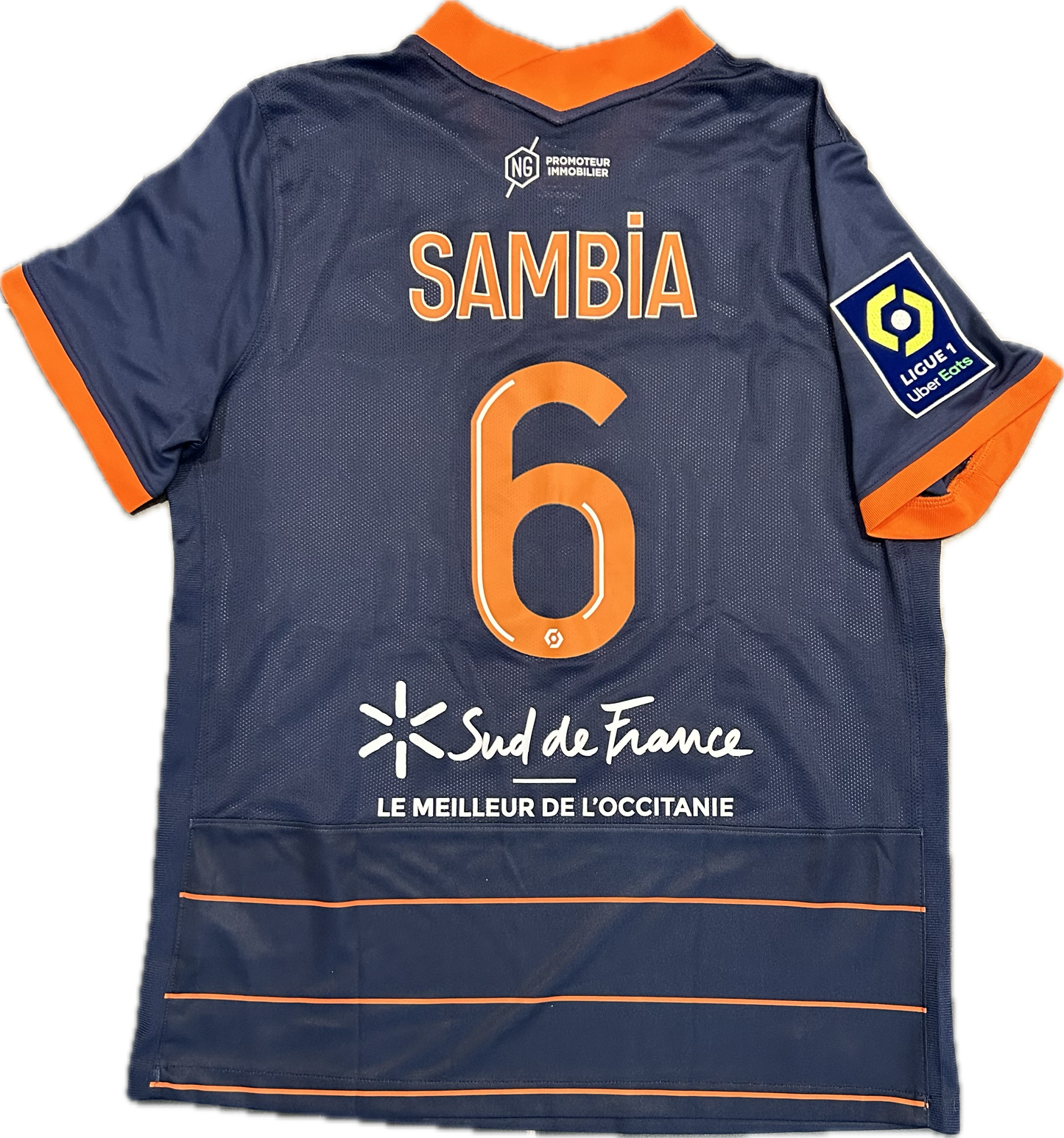 Maillot Montpellier Home 2021-2022 (porté par Sambia 6) L