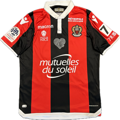 Maillot Nice Home 2017-2018 (porté par Cyprien 25) L