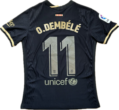Maillot Barcelone Away 2020-2021 S (préparé pour O.Dembélé 11)