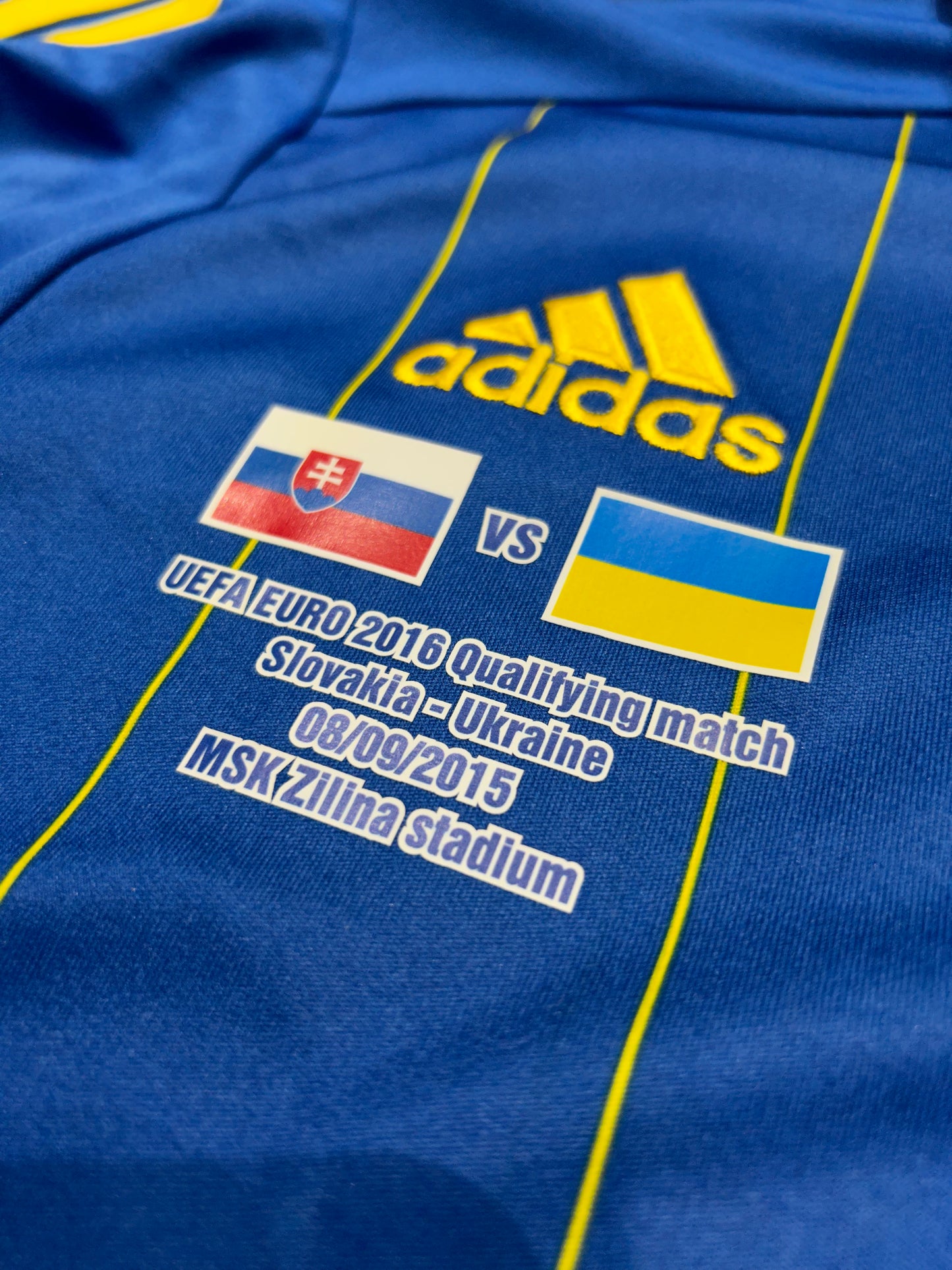 Maillot Ukraine Away 2014-2016 (porté par Konoplianka 10) M