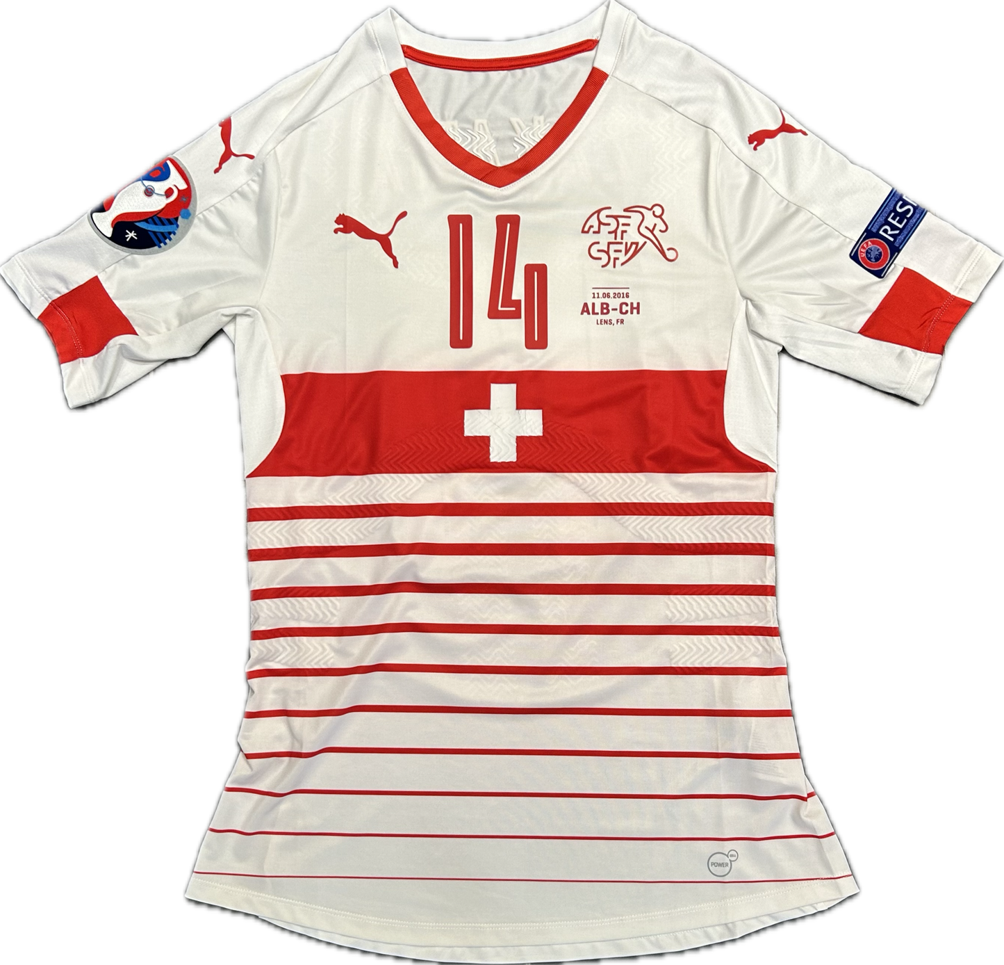 Maillot Suisse Away 2016-2018 (porté par Zakaria 14) M