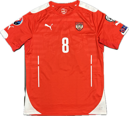 Maillot Autriche Home 2014-2016 (porté par Alaba 8) L