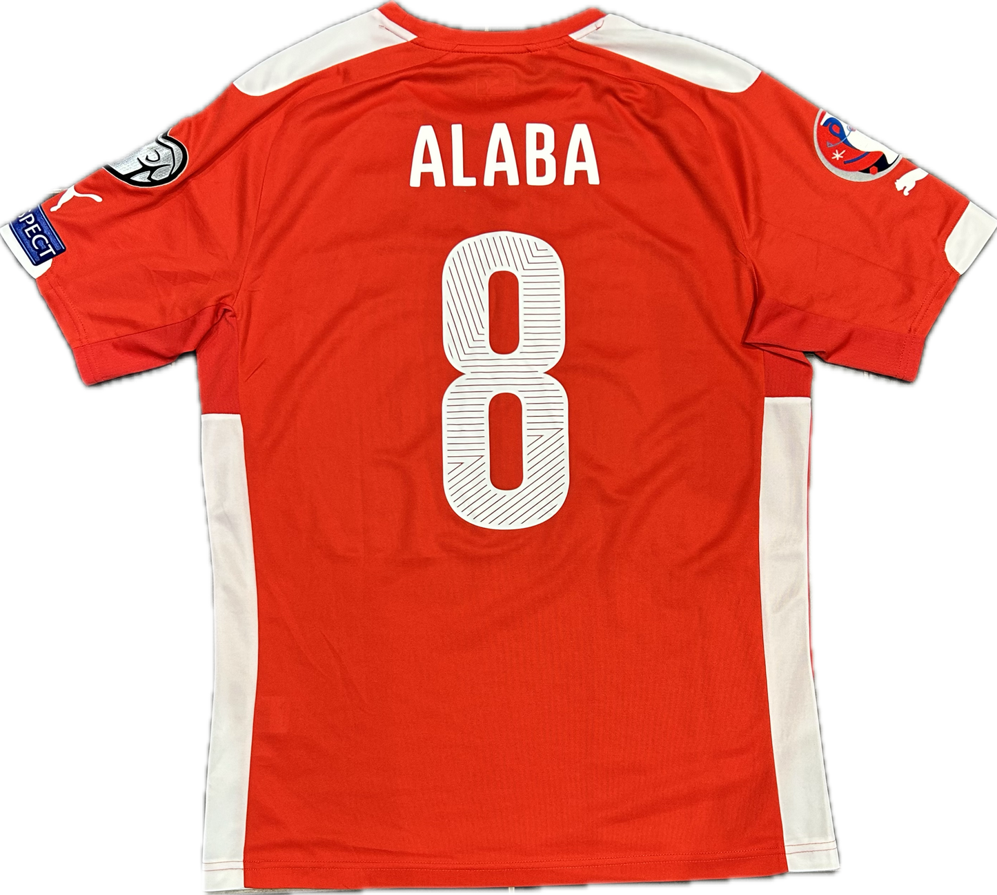 Maillot Autriche Home 2014-2016 (porté par Alaba 8) L