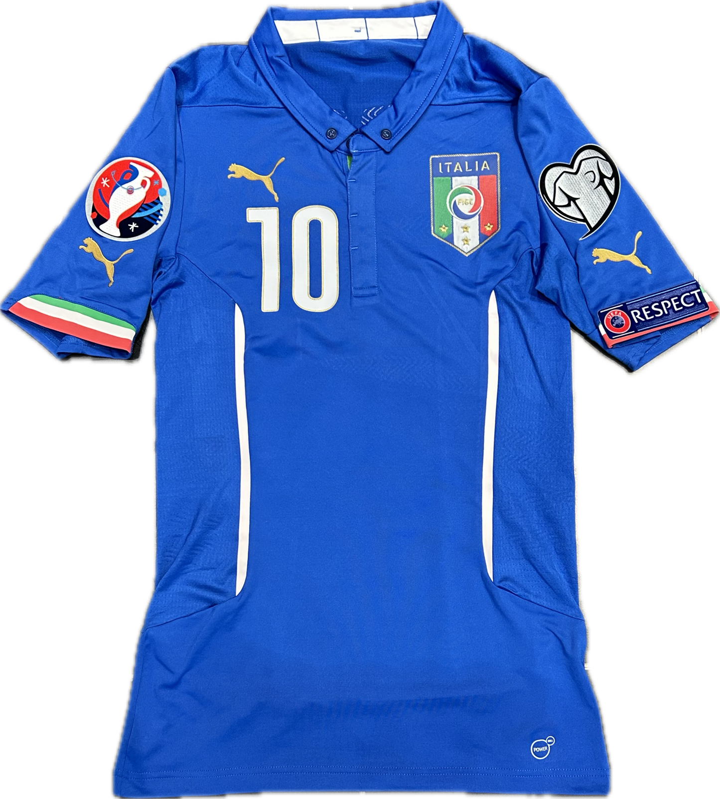 Maillot Italie Home 2014-2016 (porté par Verratti 10) L