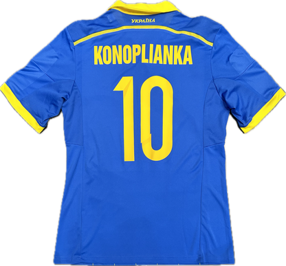 Maillot Ukraine Away 2014-2016 (porté par Konoplianka 10) M