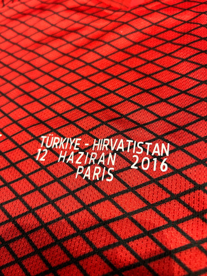 Maillot Turquie Home 2016-2018 (porté par Gökhan Gönül 7) M