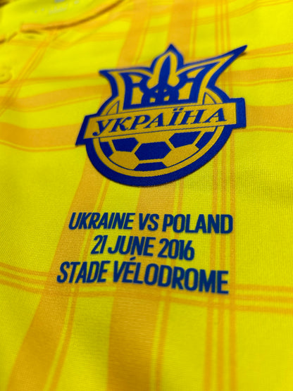 Maillot Ukraine Home 2016-2018 (porté par Konoplyanka 10) M