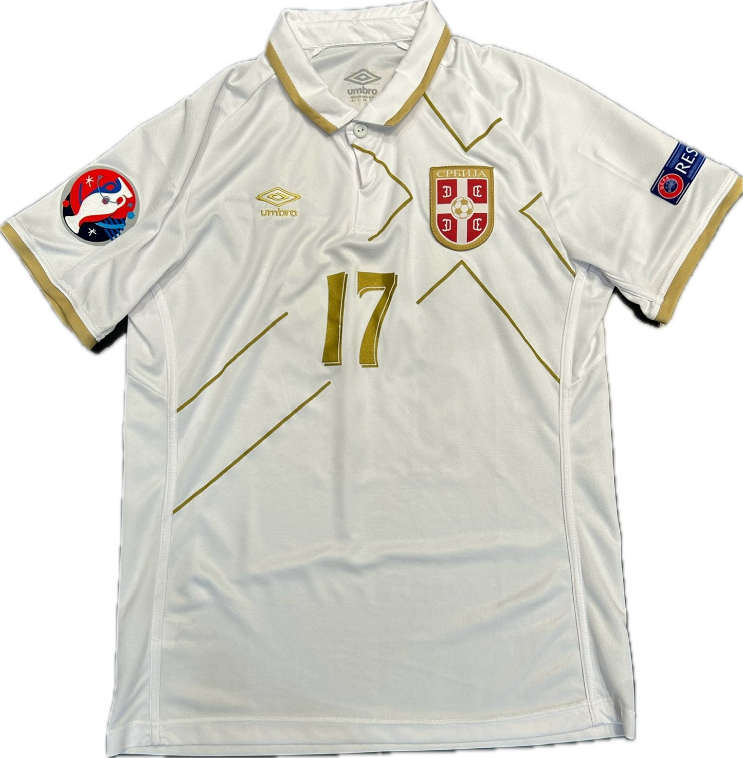Maillot Serbie Away 2014-2016 (porté par Ljajic 17) L