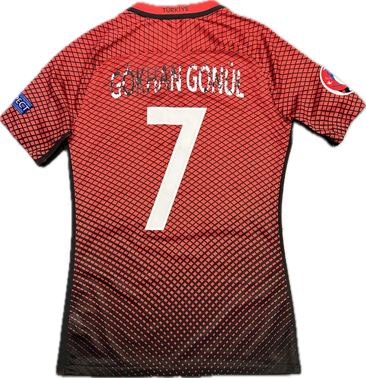 Maillot Turquie Home 2016-2018 (porté par Gökhan Gönül 7) M