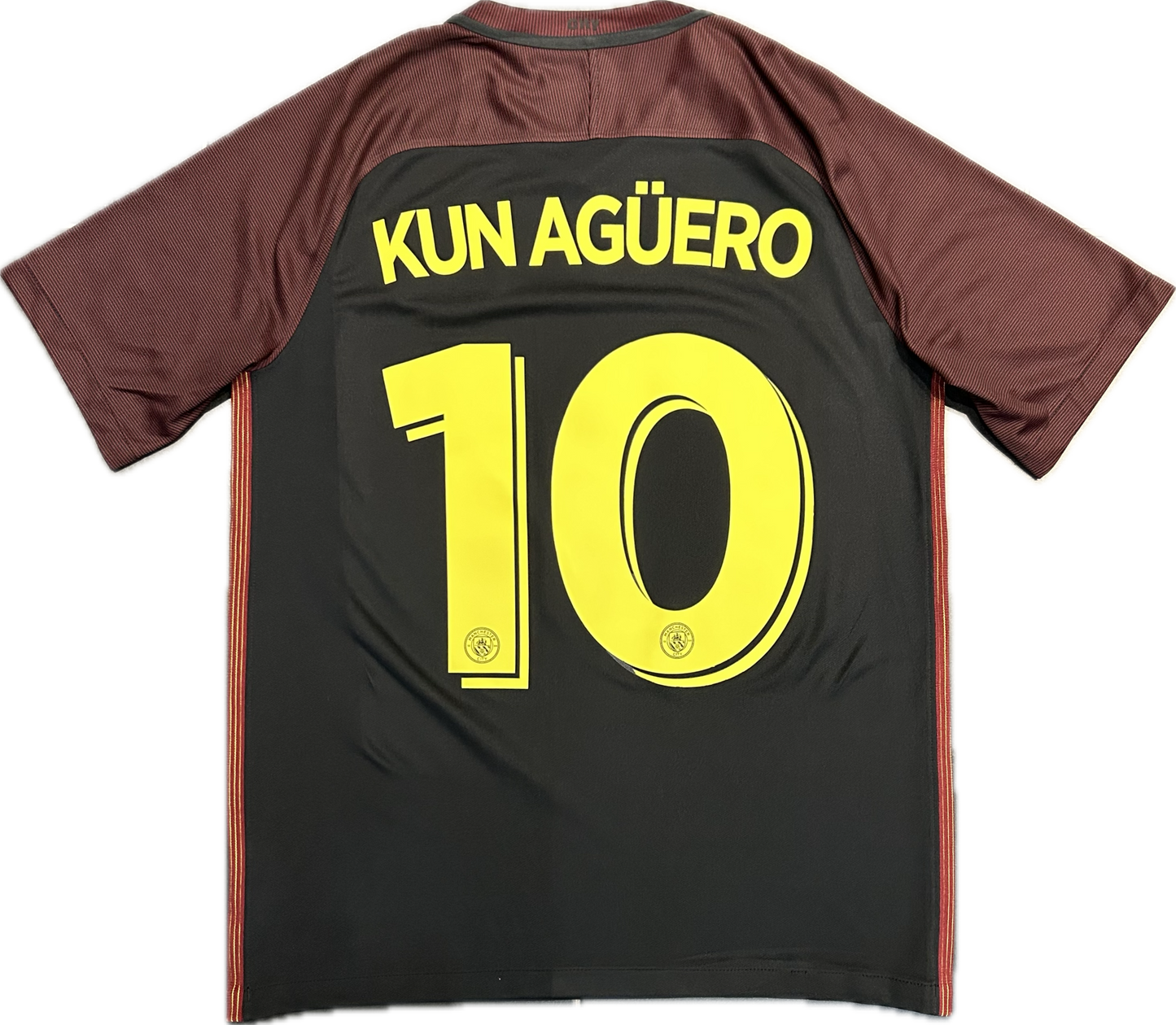 Maillot Manchester City Away 2016-2017 (Kun Agüero 10) M