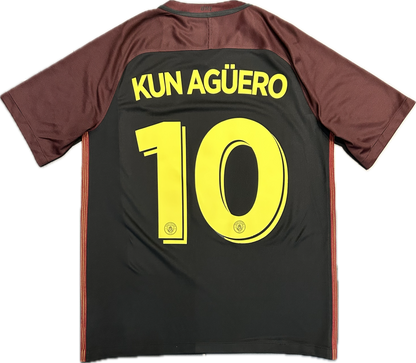 Maillot Manchester City Away 2016-2017 (Kun Agüero 10) M