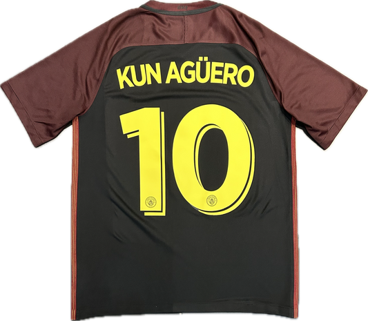 Maillot Manchester City Away 2016-2017 (Kun Agüero 10) M