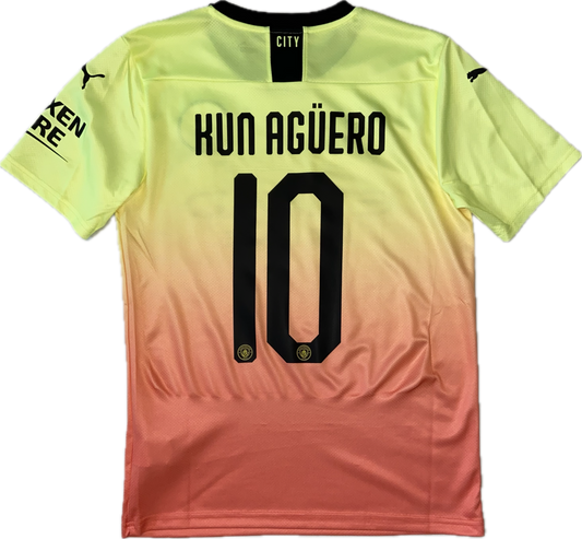 Maillot Manchester City Third 2019-2020 (Kun Agüero 10) S