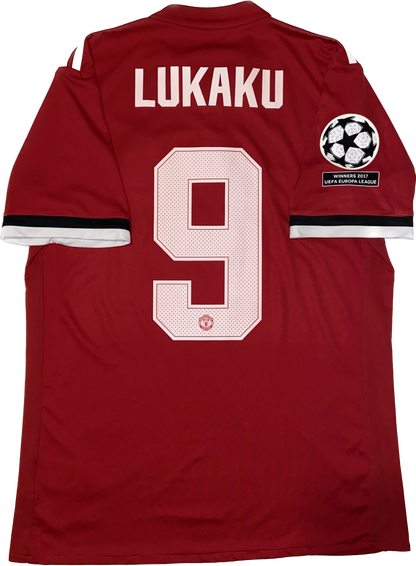 Maillot Manchester United Home 2017-2018 (Lukaku 9) M