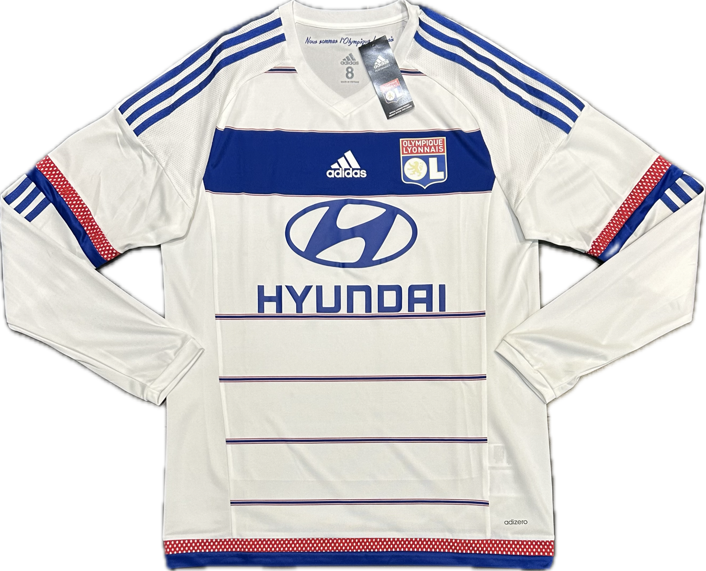 Maillot OL Home 2015-2016 (Stock pro) L/8