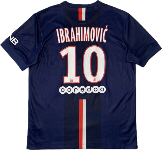 Maillot PSG Home 2014-2015 (Ibrahimovic 10) L